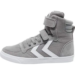 Hummel - Slimmer Stadil High - Sportschoenen - Zwart - Canvas/Suède
