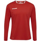 Hummel - Authentic Poly T-shirt - Zwart - Polyester - Lange Mouwen