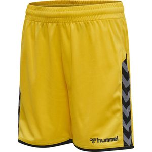 Hummel Authentic Poly Short kinderen - Sportbroeken - geel - Unisex