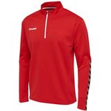 Hummel - Authentic - Sweatshirt - Rood - Lichtgewicht, Ventilatie, Bescherming tegen Weersinvloeden