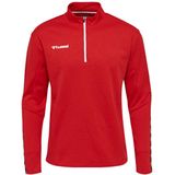 Hummel - Authentic - Sweatshirt - Rood - Lichtgewicht, Ventilatie, Bescherming tegen Weersinvloeden