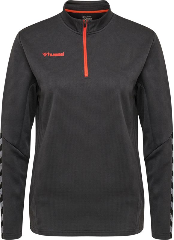 Hummel - Hmlauthentic - Halfrits Sweatshirt - Dames