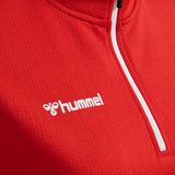 Hummel - hmlAUTHENTIC HALF RITS SWEATSHIRT - Zwart - Katoen