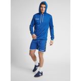 Hummel - Authentic Poly - Hoodie - Blauw - Polyester, Vochtregulerend