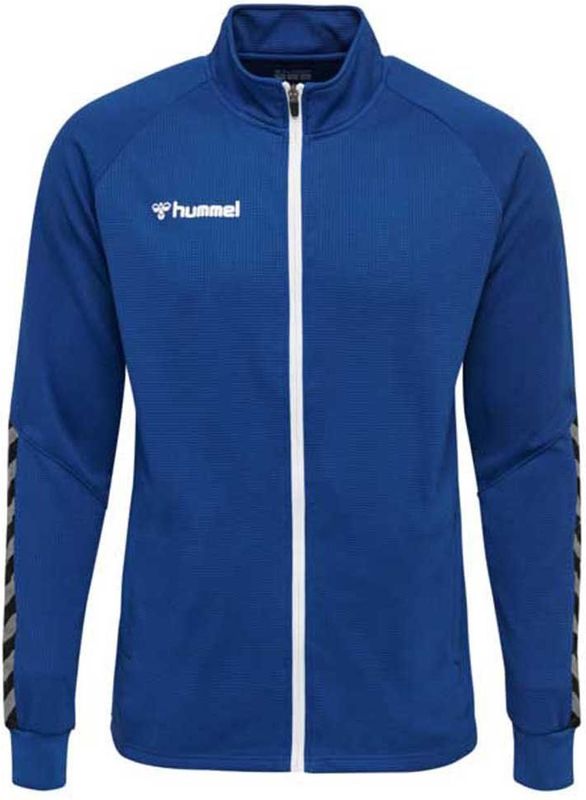 Hummel - Authentic Poly Zip Jacket - Tussenjas - Blauw - Volledige Rits
