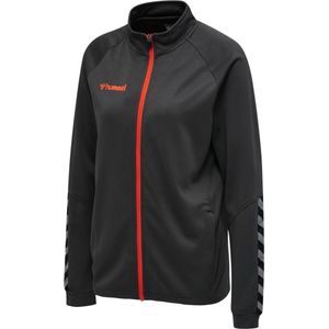 hummel - hmlAUTHENTIC POLY ZIP JACKET - Jack - Gebreid Polyester - Zwart
