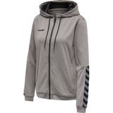 Hummel - Authentic Poly Zip Hoodie - Zwart - Polyester