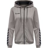 Hummel - Authentic Poly Zip Hoodie - Zwart - Polyester