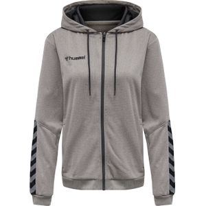 Hummel - Authentic Poly Zip Hoodie - Zwart - Polyester