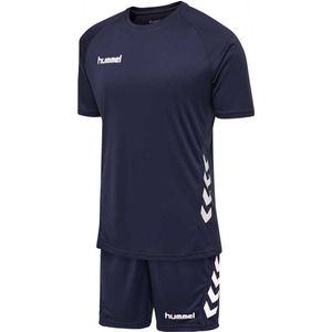 Hummel - Trainingspak - Marine/Wit - 2-delig - Normale Pasvorm