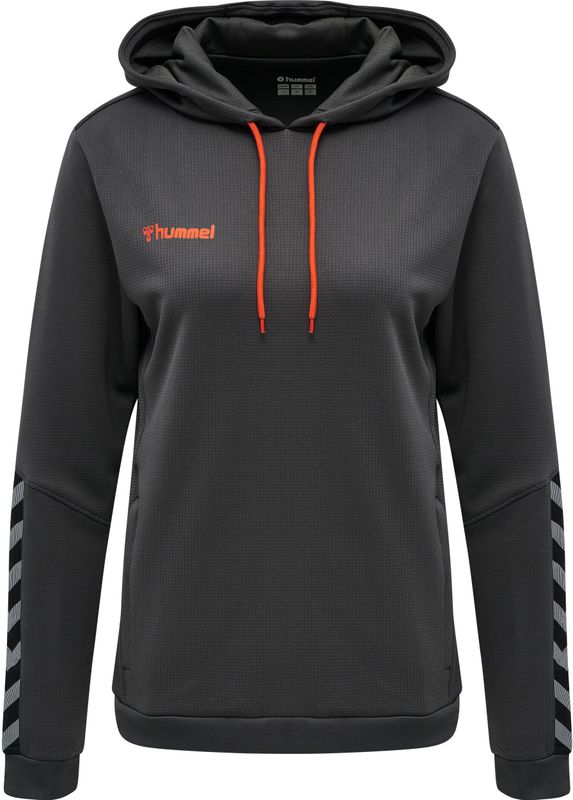 Hummel - hmlAUTHENTIC POLY HOODIE - Hoodie - Polyester - Zwart