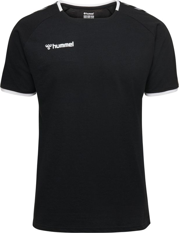 hummel - hmlAUTHENTIC KIDS TRAINING TEE - T-shirt - Zwart - Biokatoen en Polyester