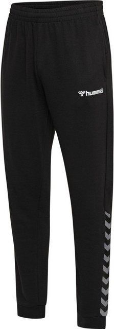 Hummel - hmlAUTHENTIC SWEAT PANT - Sportbroek - Zwart - Katoen/Polyester Mix