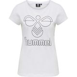 Hummel - hmlsenga - T-shirt - Dames - Katoen - Korte Mouwen
