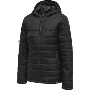 hummel - NORTH QUILTED HOOD JACKET - Winterjas - Zwart - Ripstop