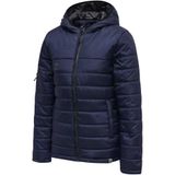 Hummel - hmlNORTH QUILTED HOOD JACKET - Damesjas - Zwart - Ripstop Stof