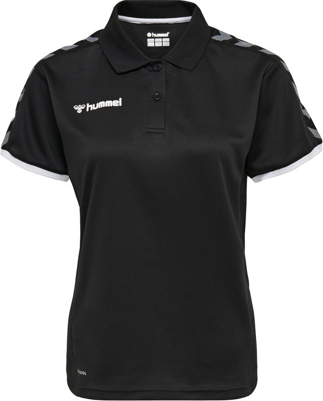 Hummel - Authentic Functional Poloshirt - Korte Mouw - Zwart - Polyester