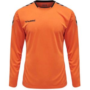 Hummel - Authentic Poly T-shirt - Lange Mouwen - Zwart - Polyester