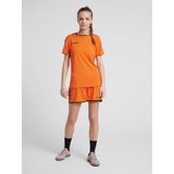 Hummel Authentic Poly T-shirt Met Korte Mouwen Oranje XS Vrouw