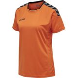 Hummel Authentic Poly T-shirt Met Korte Mouwen Oranje XS Vrouw