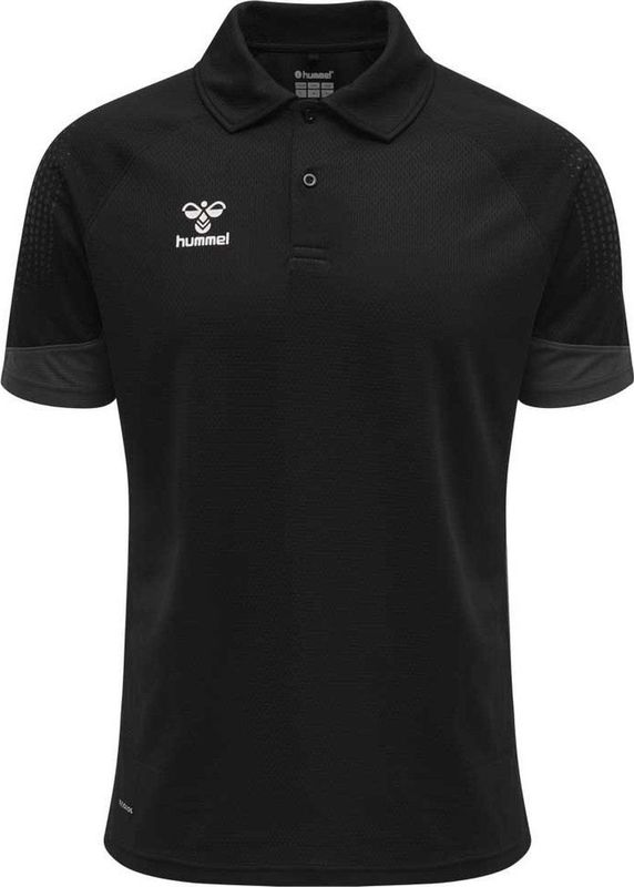 Hummel Lead Functional Korte Mouw Poloshirt Zwart S Man