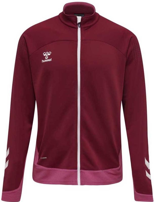 Hummel - Lead Poly Jas - Zwart - Sweatstof - Volledige Ritssluiting