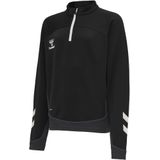 Sweatshirt - Sweatstof - Ritssluiting - Schipperskraag - Lange Mouw - Normale Pasvorm