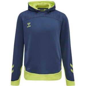 Hummel Lead Poly Hoodie Blauw Man