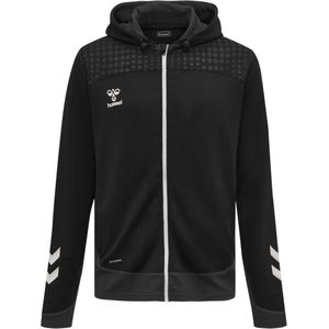 Hummel Lead Poly Sweatshirt Met Rits Zwart Man