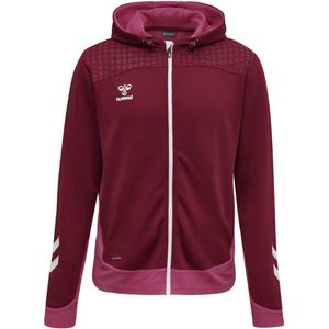 Sportsweatvest - Lead - Gevoerde Capuchon - Slanke Pasvorm - Lange Mouw - Color-Blocking