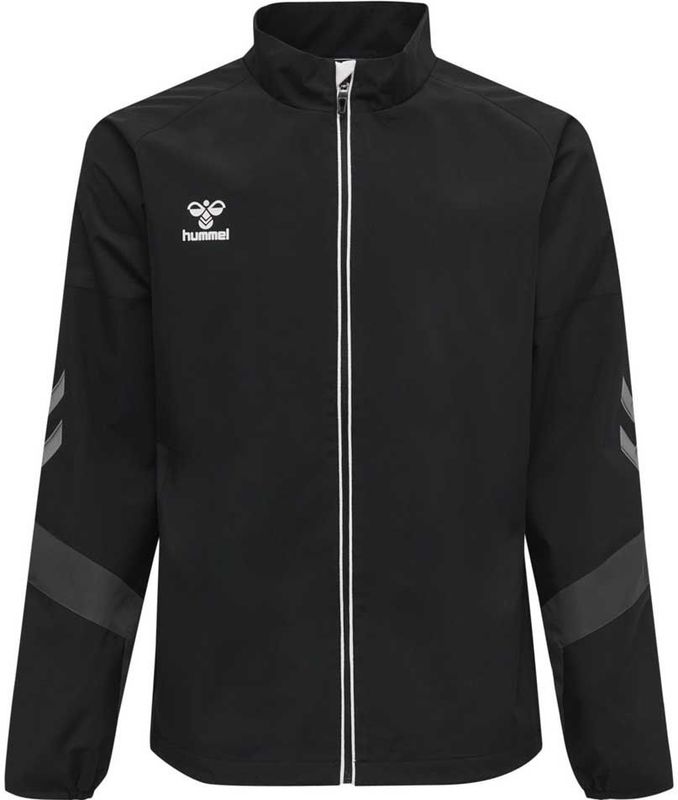 Hummel - Lead Training Jas - Zwart - Polyester - Waterafstotend