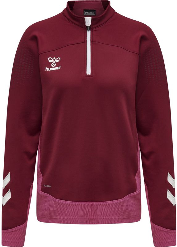 Hummel - hmlLEAD - Trainingstop - Zwart - BEECOOL® - Halve Rits