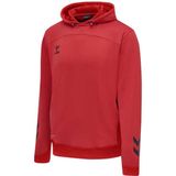 Hummel Lead Poly Hoodie Rood Man