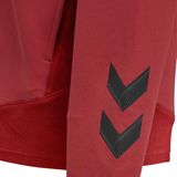 Hummel Lead Poly Hoodie Rood Man