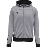 Hummel - Lead Poly Sweatshirt - Blauw - Polyester - Met Rits