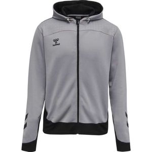 Hummel - Lead Poly Sweatshirt - Blauw - Polyester - Met Rits