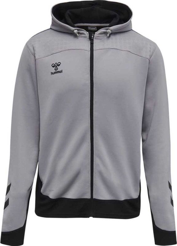 Hummel - Lead Poly Sweatshirt - Blauw - Polyester - Met Rits