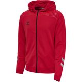 Hummel - hmlLEAD ZIP POLY HOODIE - Sweatshirt - Zwart - Polyester
