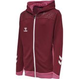 Hummel - Hmllead Zip Hoodie - Sweatshirt - Zwart - Polyester