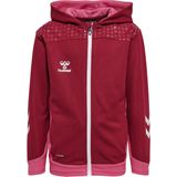 Hummel - Hmllead Zip Hoodie - Sweatshirt - Zwart - Polyester