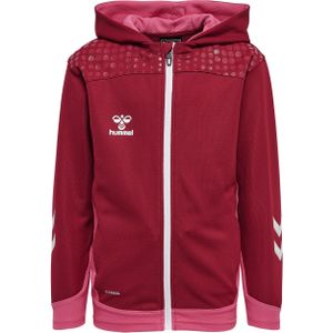 Hummel - Hmllead Zip Hoodie - Sweatshirt - Zwart - Polyester