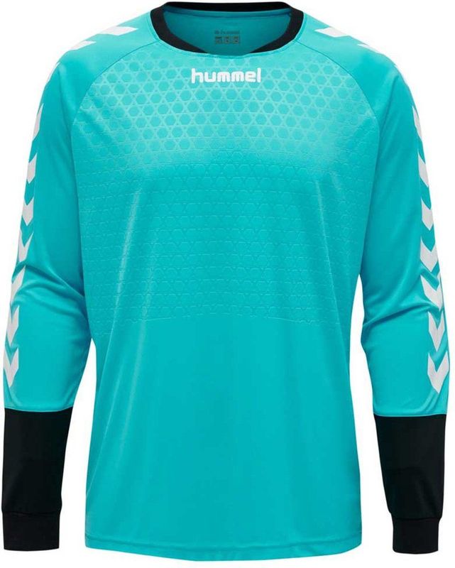 Hummel - ESSENTIAL GK JERSEY - Keeperstrui - Zwart - 100% Polyester, Gewatteerde Elleboogbescherming