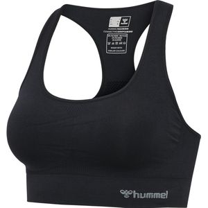 hummel - hmlTIF Seamless Sports Top - Sporttop - Zwart - Gerecycled Polyamide