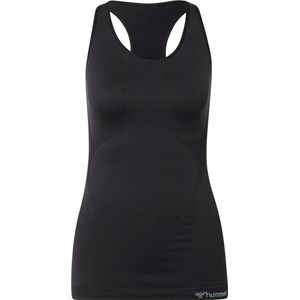 Hummel - hmlTIF Seamless Top - Sporttop - Zwart - Gerecycled Polyamide