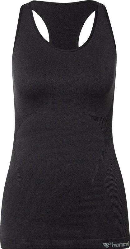 Hummel - hmlTIF Seamless Top - Sporttop - Zwart - Gerecycled Polyamide