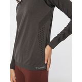 Hummel - hmlCI SEAMLESS T-SHIRT - Longsleeve - Zwart - Stretchstof - Antibacterieel