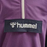 Hummel - Valerie Long Sweatshirt - Paars - Katoen - Lang Model met Buidelzak