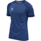 Hummel - Hmllead S/S Poly Jersey - T-shirt - Zwart - 100% Polyester