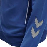 Hummel - Hmllead Zip Poly Hoodie - Sweatshirt - Zwart - 98% Polyester