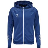 Hummel - Hmllead Zip Poly Hoodie - Sweatshirt - Zwart - 98% Polyester